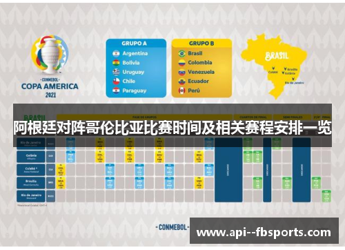 阿根廷对阵哥伦比亚比赛时间及相关赛程安排一览 阿根廷对阵哥伦比亚比赛时间及相关赛程安排一览